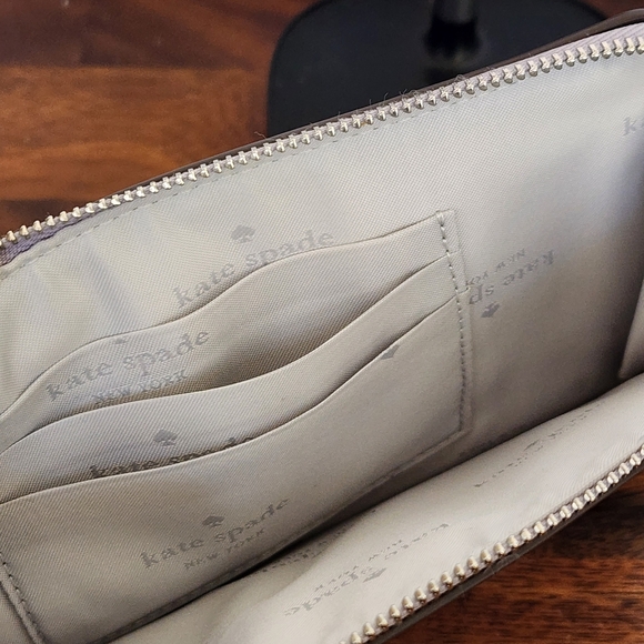 Kate Spade Shimmering Silver Wristlet - Picture 7 of 8
